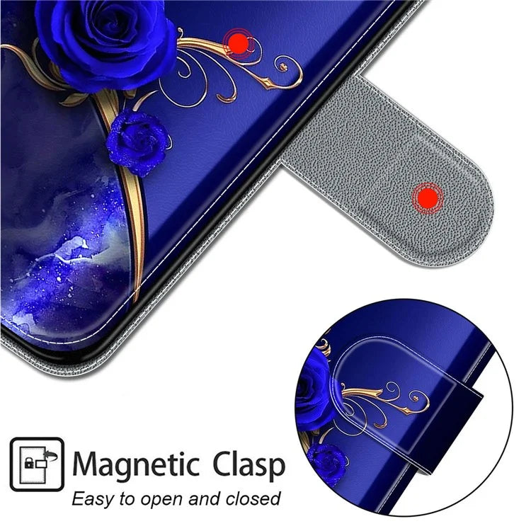 For Samsung Galaxy A05 4G Case PU Leather Pattern Printing Phone Cover
