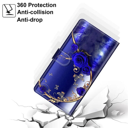 For Samsung Galaxy A05 4G Case PU Leather Pattern Printing Phone Cover
