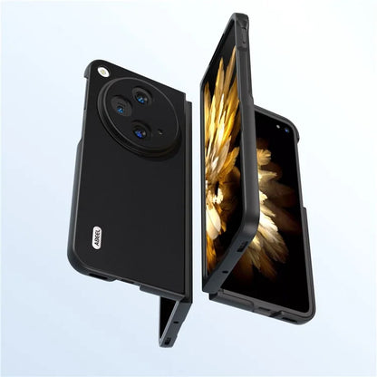 ABEEL For Oppo Find N3 5G / OnePlus Open Case Genuine Cow Leather+PC Soft-touch Cover