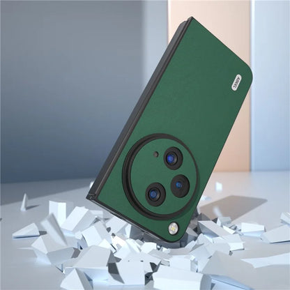 ABEEL For Oppo Find N3 5G / OnePlus Open Case Genuine Cow Leather+PC Soft-touch Cover