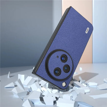 ABEEL For Oppo Find N3 5G / OnePlus Open Case Litchi Texture Genuine Cow Leather Coating Cover