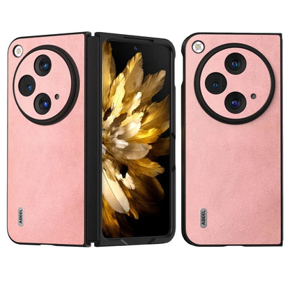 ABEEL For Oppo Find N3 5G / OnePlus Open Case PU Leather Cowhide Texture Phone Back Cover