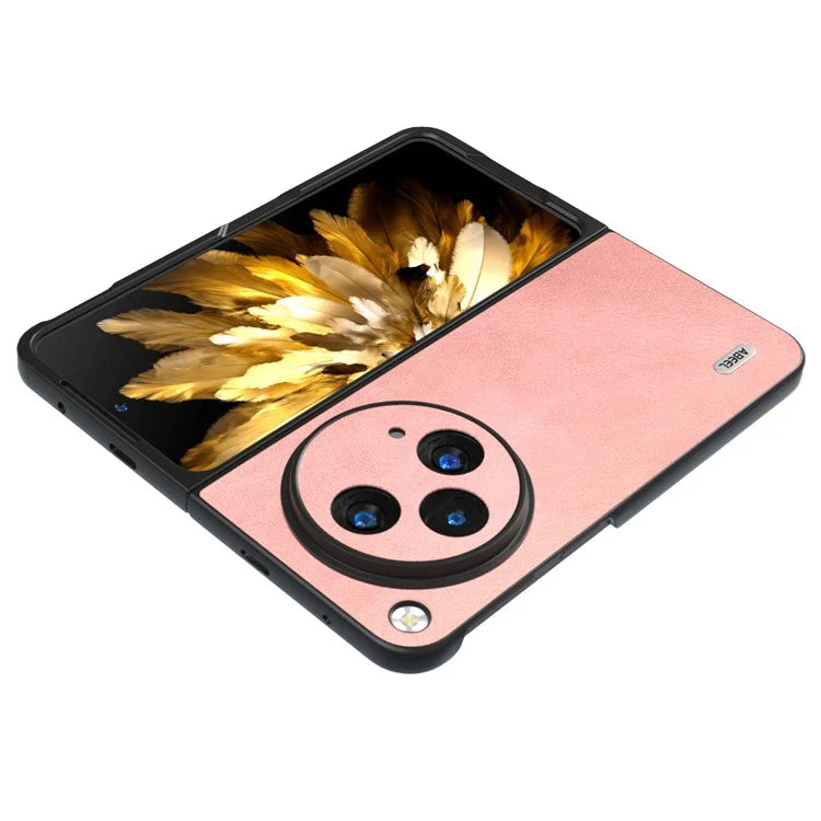 ABEEL For Oppo Find N3 5G / OnePlus Open Case PU Leather Cowhide Texture Phone Back Cover