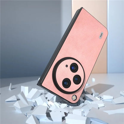 ABEEL For Oppo Find N3 5G / OnePlus Open Case PU Leather Cowhide Texture Phone Back Cover
