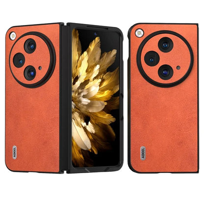 ABEEL For Oppo Find N3 5G / OnePlus Open Case PU Leather Cowhide Texture Phone Back Cover