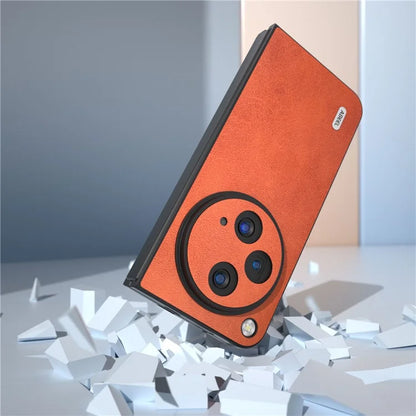 ABEEL For Oppo Find N3 5G / OnePlus Open Case PU Leather Cowhide Texture Phone Back Cover