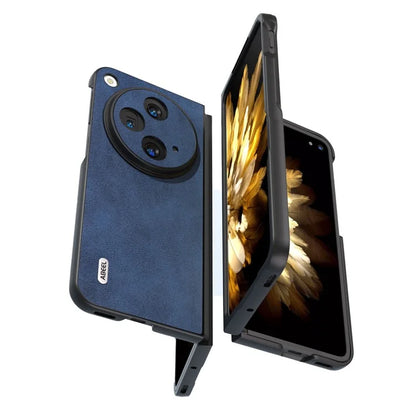 ABEEL For Oppo Find N3 5G / OnePlus Open Case PU Leather Cowhide Texture Phone Back Cover