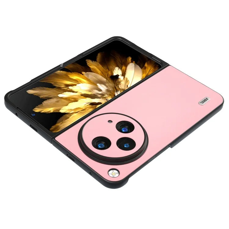 ABEEL For Oppo Find N3 5G / OnePlus Open Case Genuine Cow Leather + Hard PC Shell