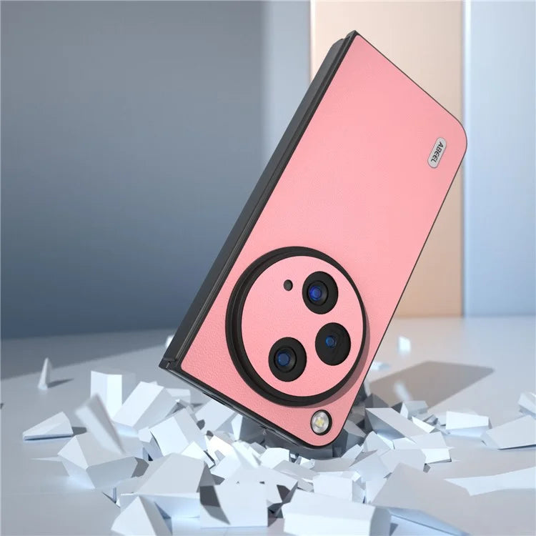 ABEEL For Oppo Find N3 5G / OnePlus Open Case Genuine Cow Leather + Hard PC Shell
