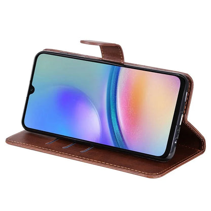 For Samsung Galaxy A05s 4G Case Leather Cellphone Cover with Zipper Pocket Wallet