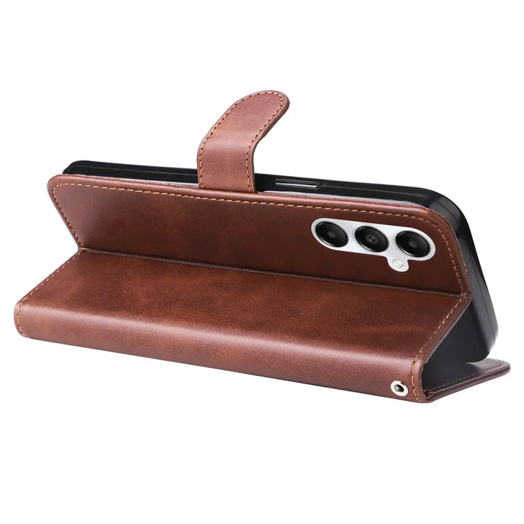 For Samsung Galaxy A05s 4G Case Leather Cellphone Cover with Zipper Pocket Wallet