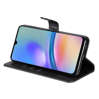 For Samsung Galaxy A05s 4G Case Leather Cellphone Cover with Zipper Pocket Wallet
