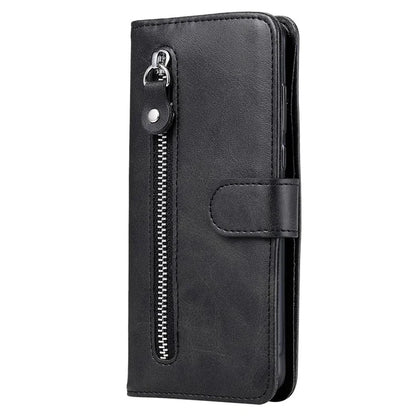 For Samsung Galaxy A05s 4G Case Leather Cellphone Cover with Zipper Pocket Wallet