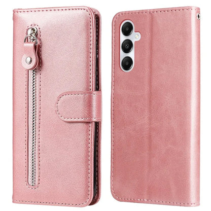 For Samsung Galaxy A05s 4G Case Leather Cellphone Cover with Zipper Pocket Wallet
