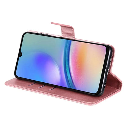 For Samsung Galaxy A05s 4G Case Leather Cellphone Cover with Zipper Pocket Wallet