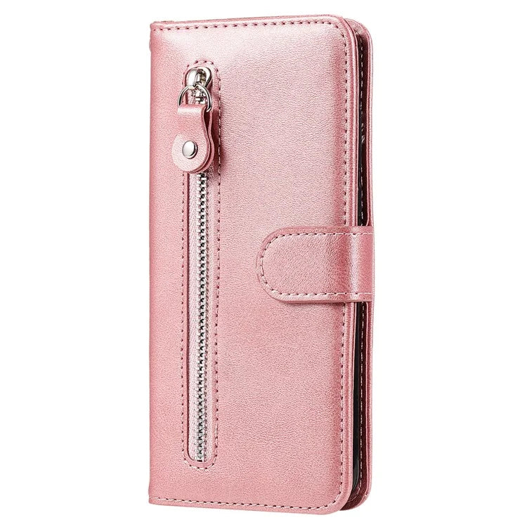 For Samsung Galaxy A05s 4G Case Leather Cellphone Cover with Zipper Pocket Wallet