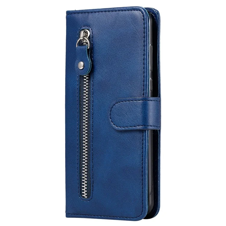 For Samsung Galaxy A05s 4G Case Leather Cellphone Cover with Zipper Pocket Wallet