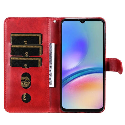For Samsung Galaxy A05s 4G Case Leather Cellphone Cover with Zipper Pocket Wallet