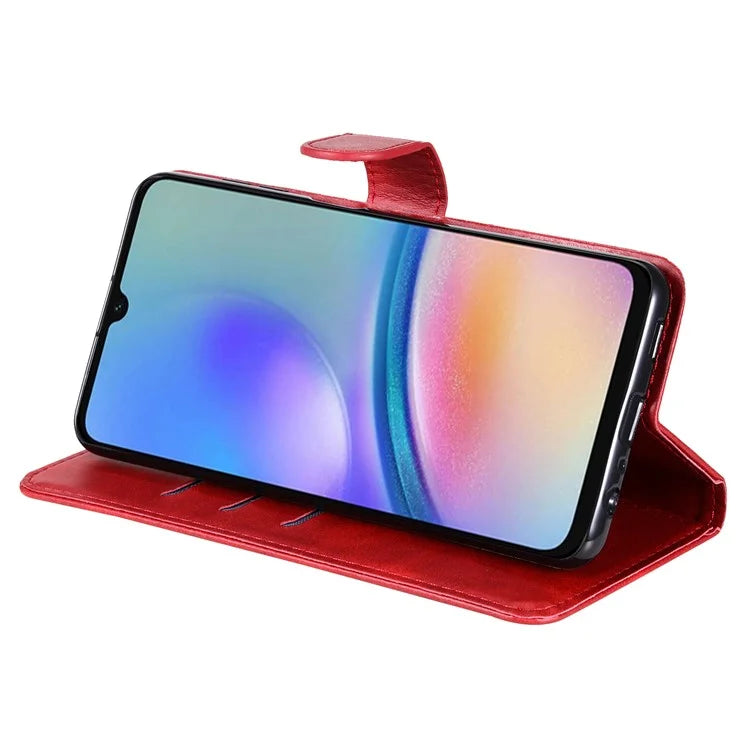 For Samsung Galaxy A05s 4G Case Leather Cellphone Cover with Zipper Pocket Wallet