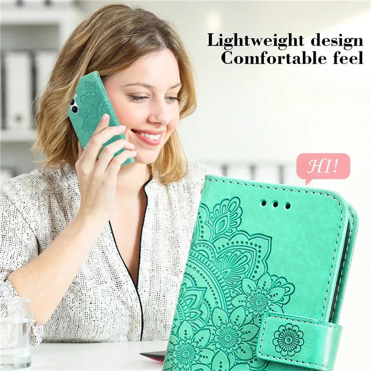For Samsung Galaxy A05s 4G Imprinted PU Leather Case Cell Phone Shell Stand Wallet Cover