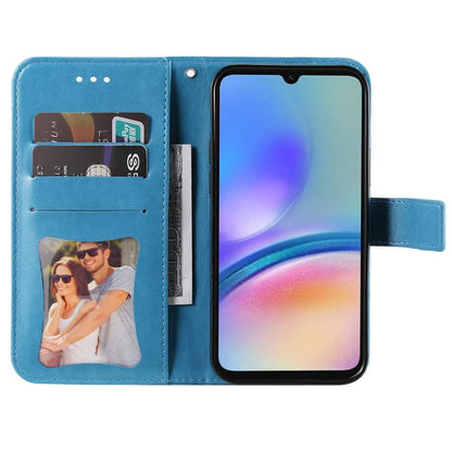 For Samsung Galaxy A05s 4G Imprinted PU Leather Case Cell Phone Shell Stand Wallet Cover