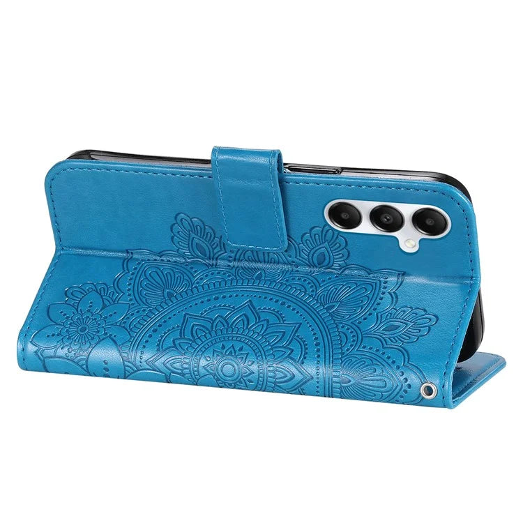 For Samsung Galaxy A05s 4G Imprinted PU Leather Case Cell Phone Shell Stand Wallet Cover