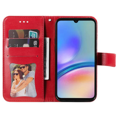 For Samsung Galaxy A05s 4G Imprinted PU Leather Case Cell Phone Shell Stand Wallet Cover