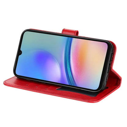 For Samsung Galaxy A05s 4G Imprinted PU Leather Case Cell Phone Shell Stand Wallet Cover