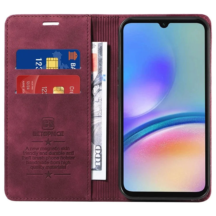 BETOPNICE 003 For Samsung Galaxy A05s 4G Cover Flip Stand Wallet Leather Phone Case