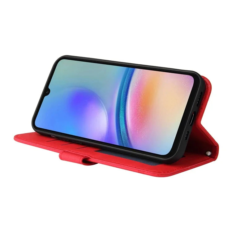 For Samsung Galaxy A05s 4G Case Anti-Scratch Phone Cover PU Leather Stand Wallet