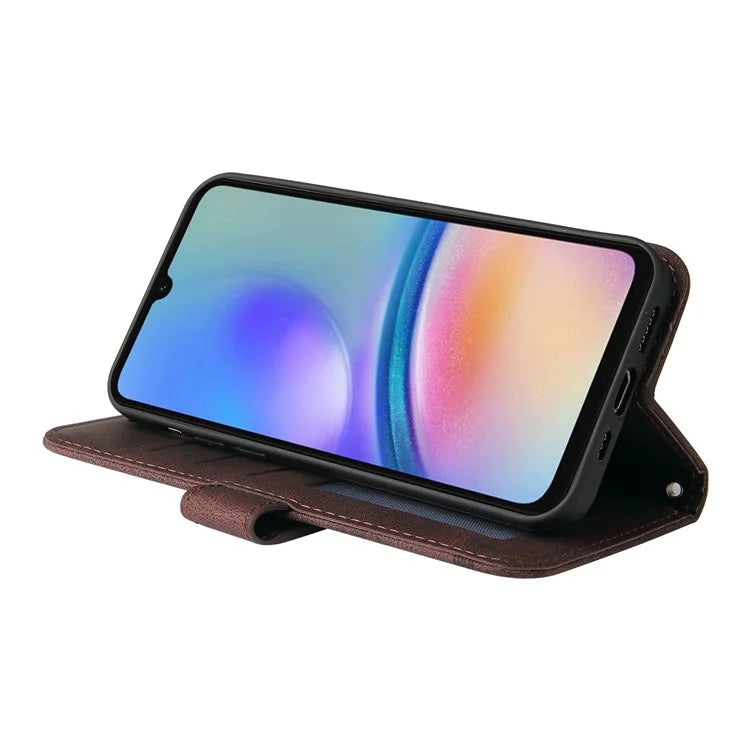 For Samsung Galaxy A05s 4G Case Anti-Scratch Phone Cover PU Leather Stand Wallet