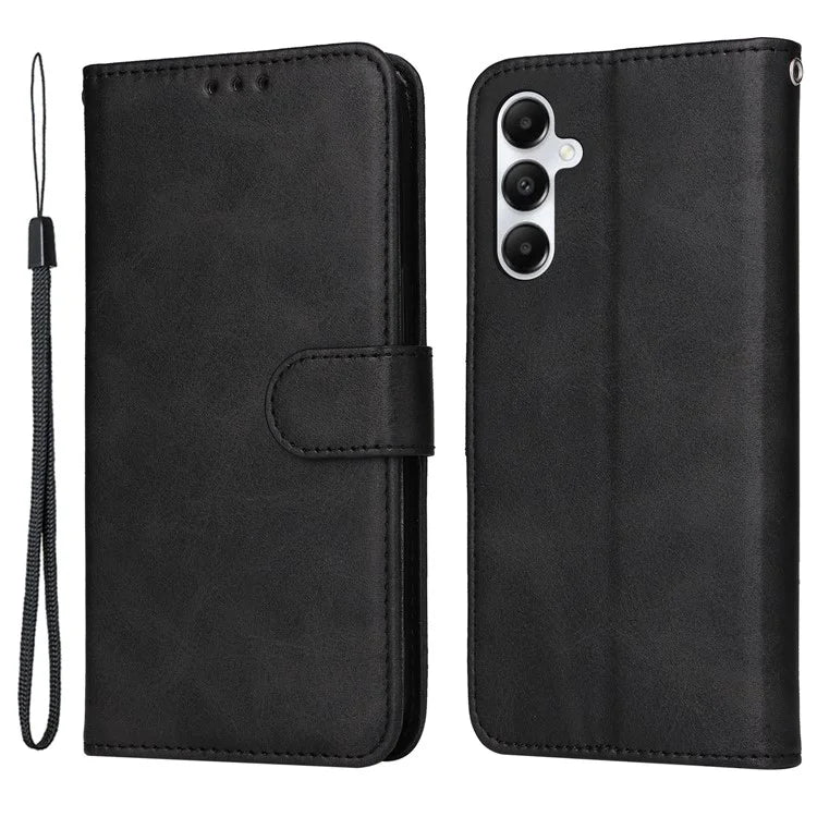 For Samsung Galaxy A05s 4G Case Calf Texture Leather Wallet Phone Stand Cover