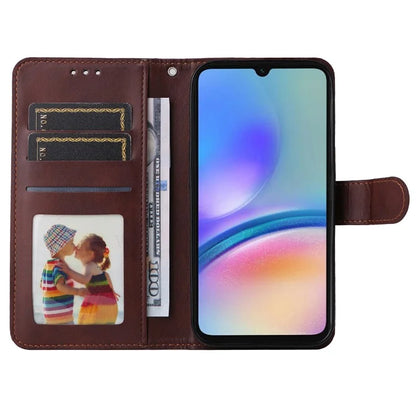 For Samsung Galaxy A05s 4G Case Calf Texture Leather Wallet Phone Stand Cover