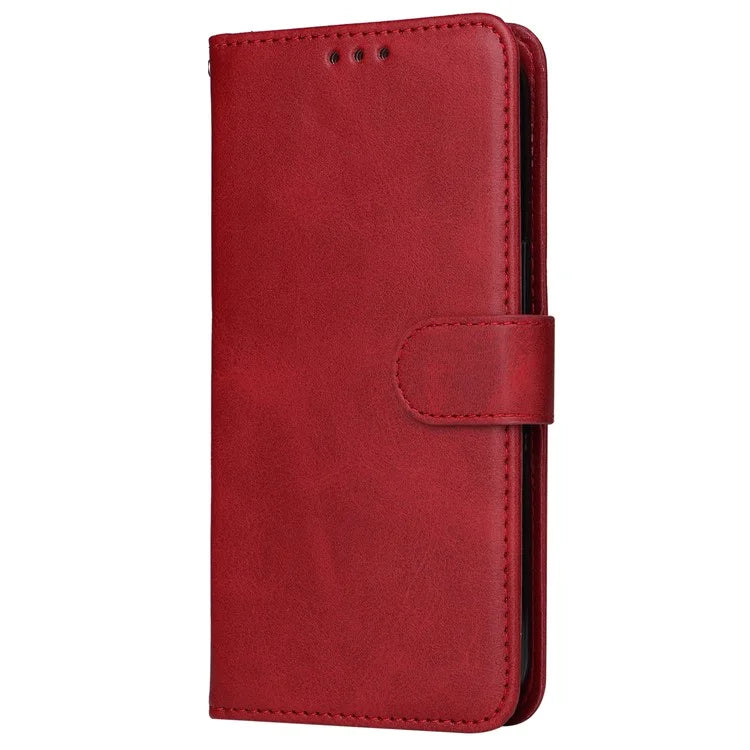 For Samsung Galaxy A05s 4G Case Calf Texture Leather Wallet Phone Stand Cover