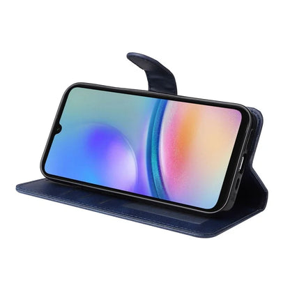 For Samsung Galaxy A05s 4G Case Calf Texture Leather Wallet Phone Stand Cover