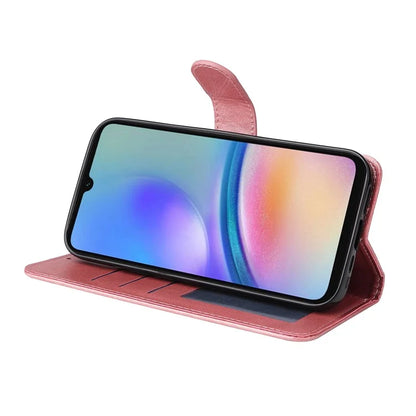 For Samsung Galaxy A05s 4G Case Calf Texture Leather Wallet Phone Stand Cover