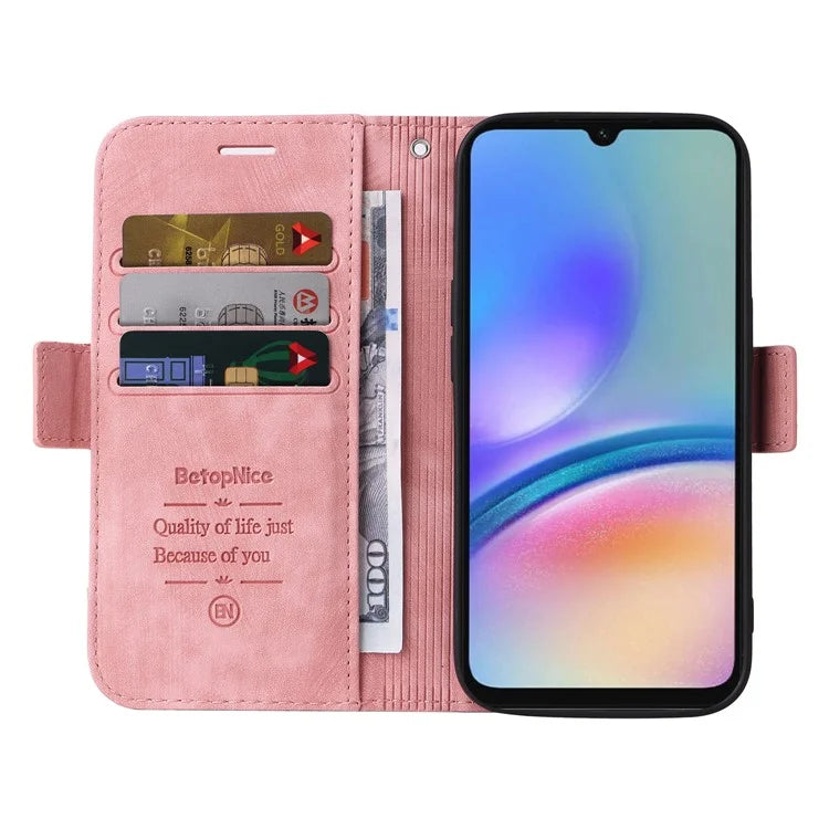 BETOPNICE 001 For Samsung Galaxy A05s 4G Cover PU Leather Stand Wallet Phone Case