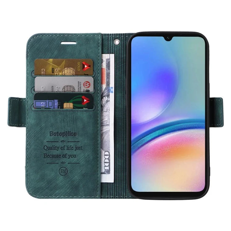 BETOPNICE 001 For Samsung Galaxy A05s 4G Cover PU Leather Stand Wallet Phone Case
