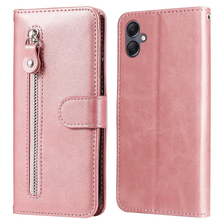 For Samsung Galaxy A05 4G Leather Case Zipper Pocket Wallet Stand Phone Shell