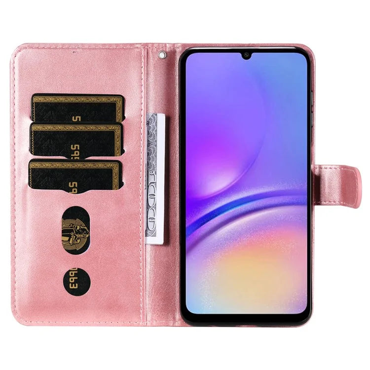 For Samsung Galaxy A05 4G Leather Case Zipper Pocket Wallet Stand Phone Shell
