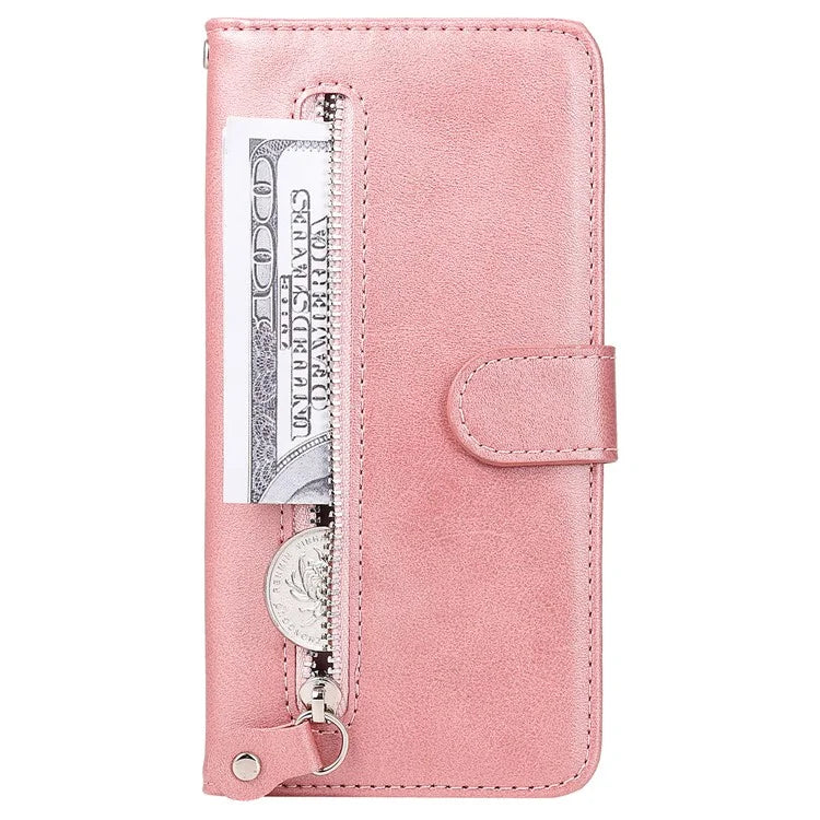 For Samsung Galaxy A05 4G Leather Case Zipper Pocket Wallet Stand Phone Shell