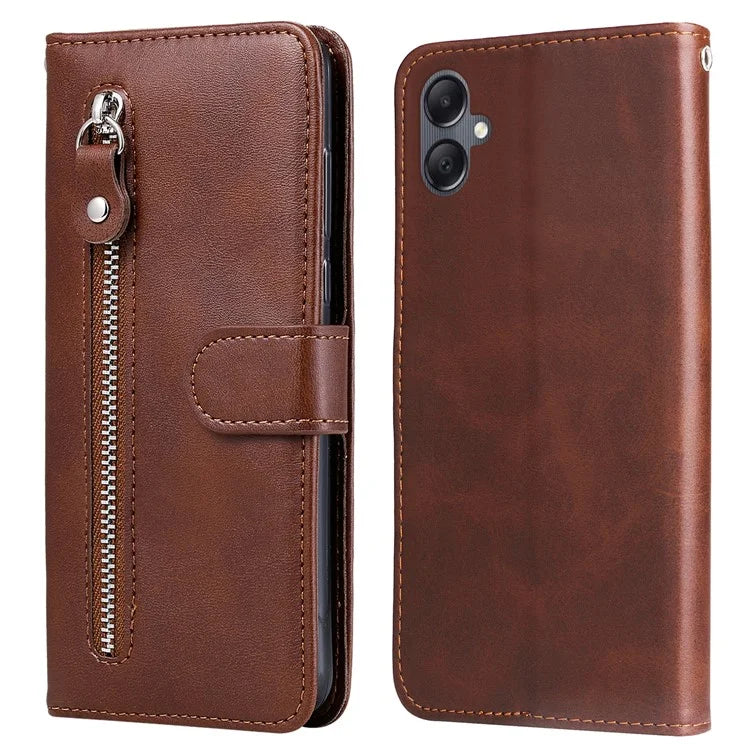 For Samsung Galaxy A05 4G Leather Case Zipper Pocket Wallet Stand Phone Shell