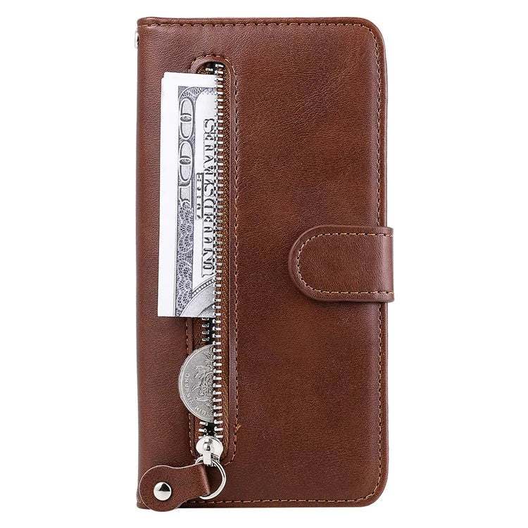 For Samsung Galaxy A05 4G Leather Case Zipper Pocket Wallet Stand Phone Shell