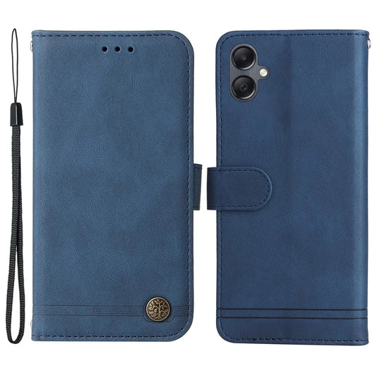 Cell Phone Case for Samsung Galaxy A05 4G PU Leather Stand Wallet Phone Cover Shockproof Shell