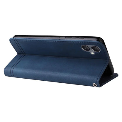 Cell Phone Case for Samsung Galaxy A05 4G PU Leather Stand Wallet Phone Cover Shockproof Shell