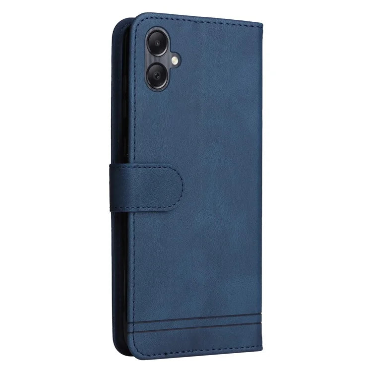 Cell Phone Case for Samsung Galaxy A05 4G PU Leather Stand Wallet Phone Cover Shockproof Shell