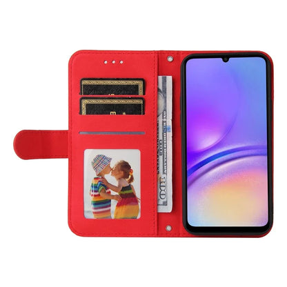 Cell Phone Case for Samsung Galaxy A05 4G PU Leather Stand Wallet Phone Cover Shockproof Shell