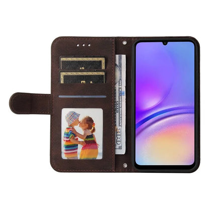 Cell Phone Case for Samsung Galaxy A05 4G PU Leather Stand Wallet Phone Cover Shockproof Shell