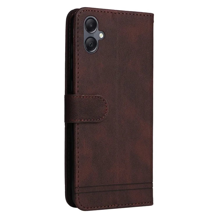 Cell Phone Case for Samsung Galaxy A05 4G PU Leather Stand Wallet Phone Cover Shockproof Shell
