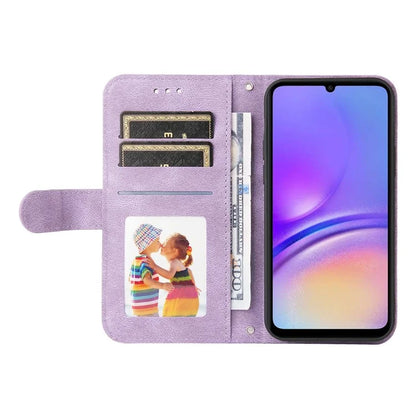 Cell Phone Case for Samsung Galaxy A05 4G PU Leather Stand Wallet Phone Cover Shockproof Shell